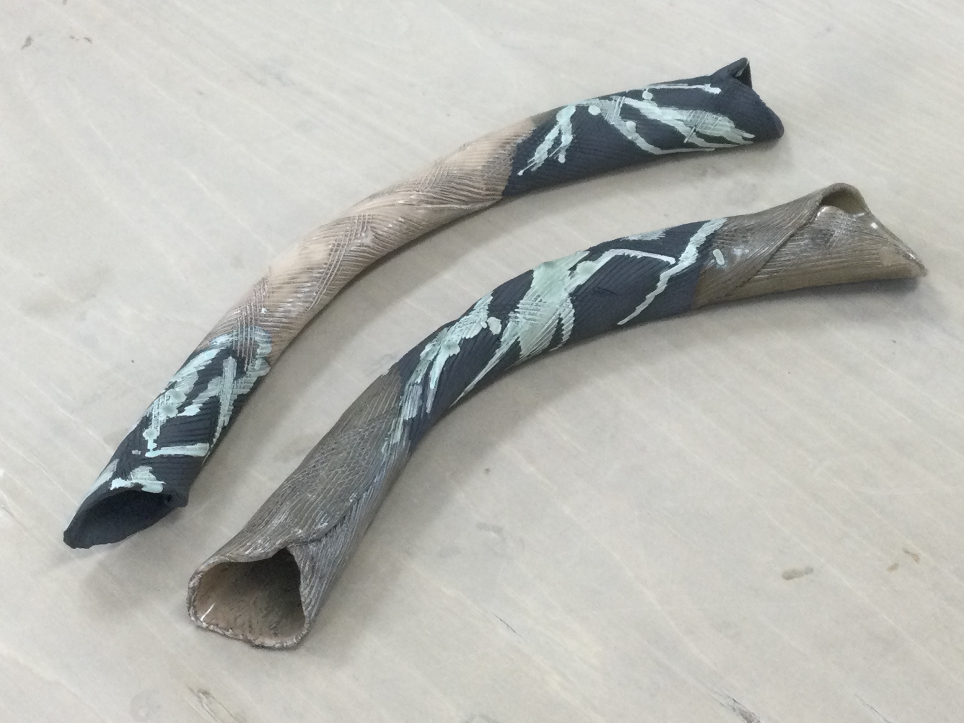 窯出しです(陶芸作品)