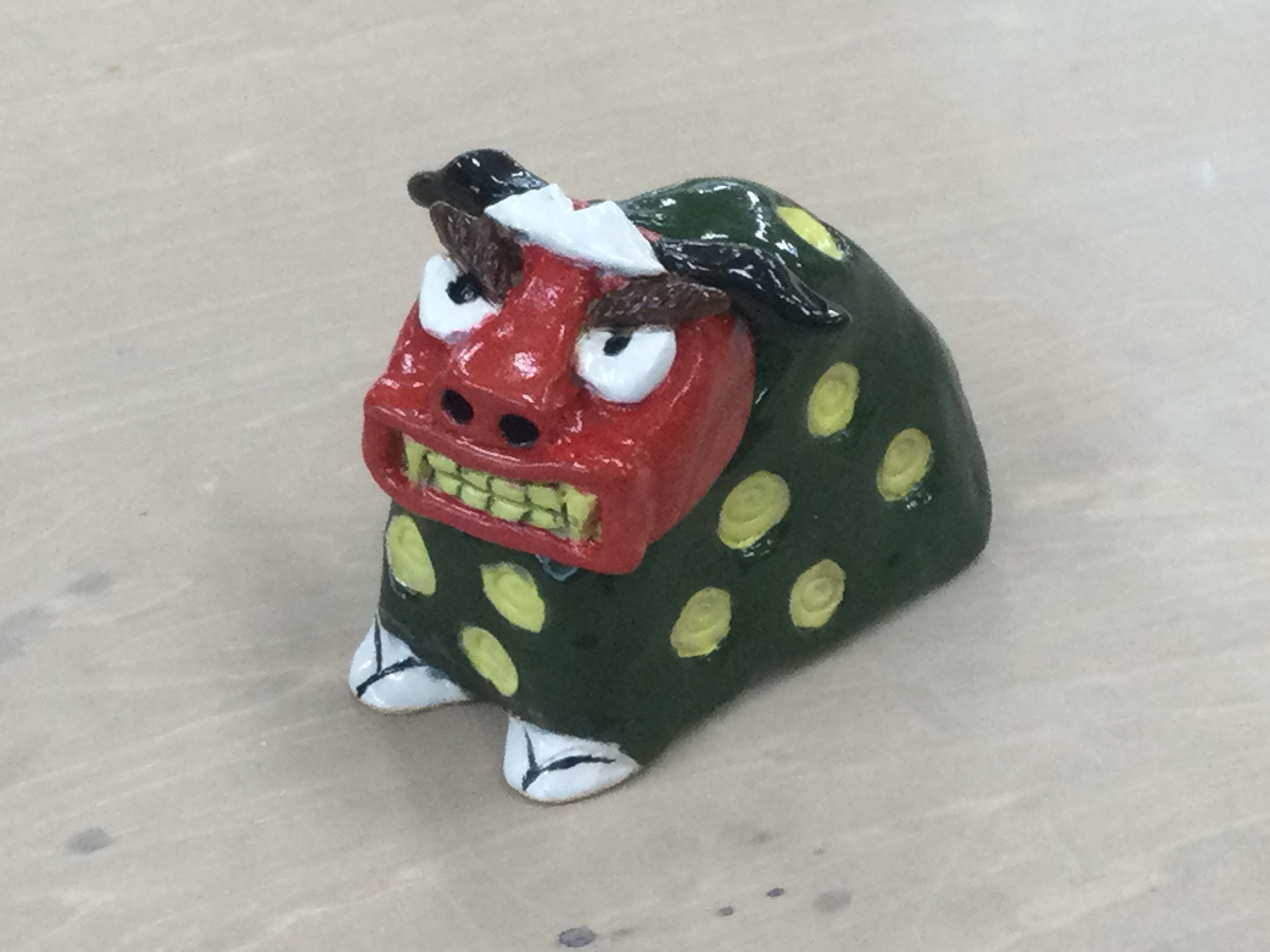 窯出しです(陶芸作品)