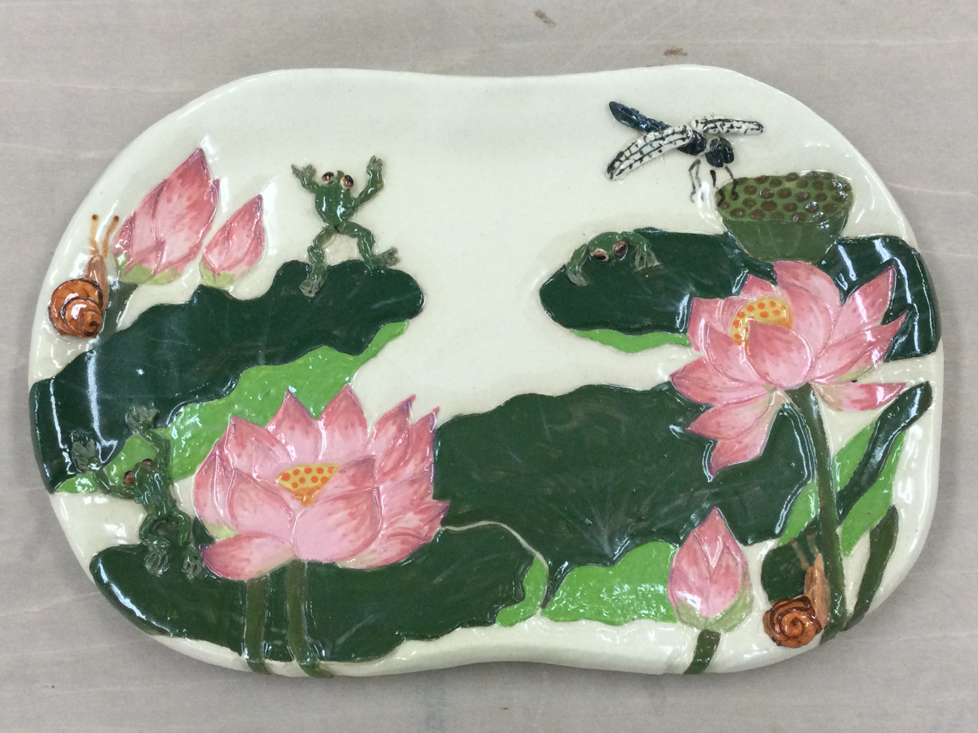 窯出しです(陶芸作品)