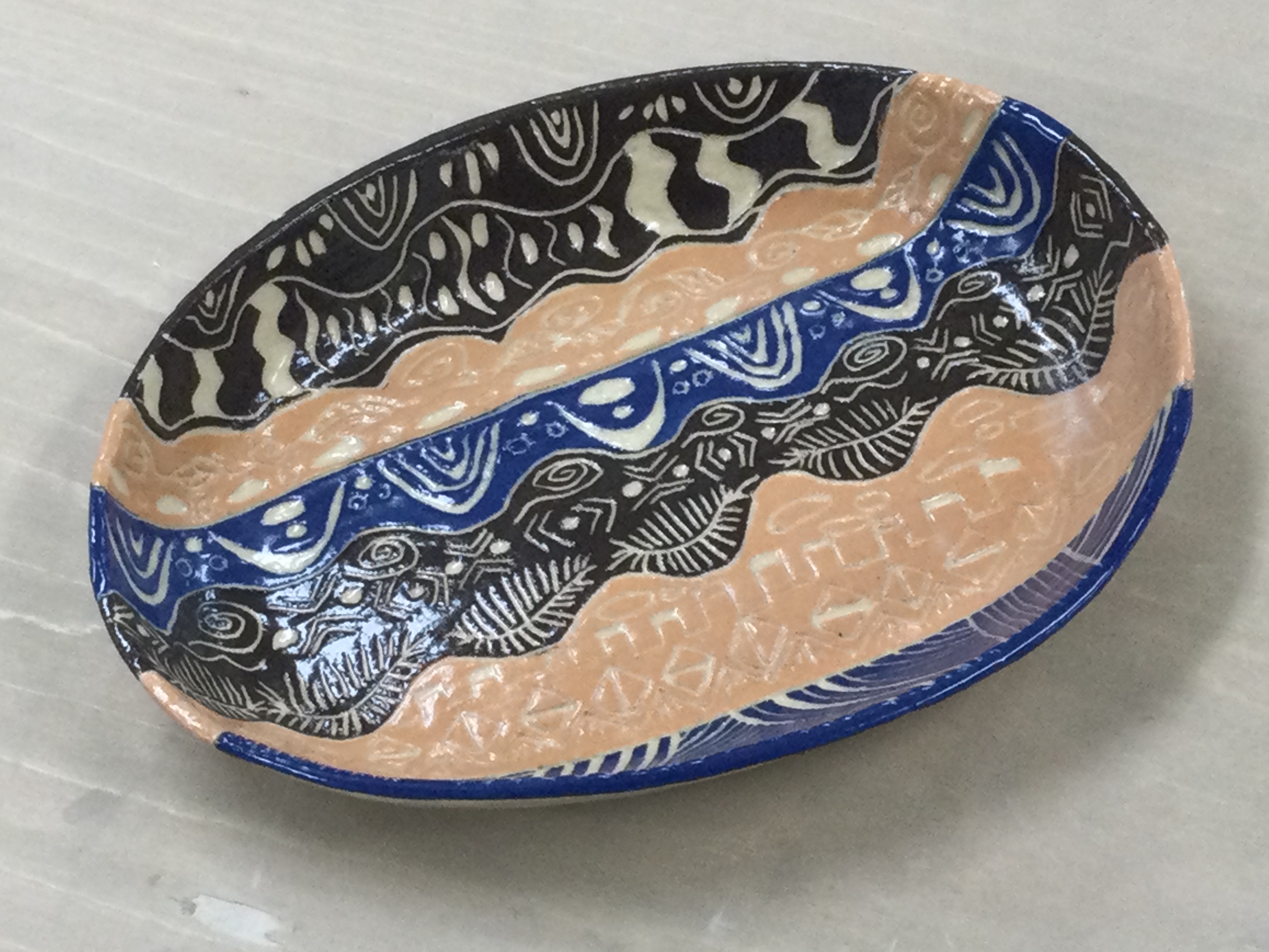 窯出しです(陶芸作品)