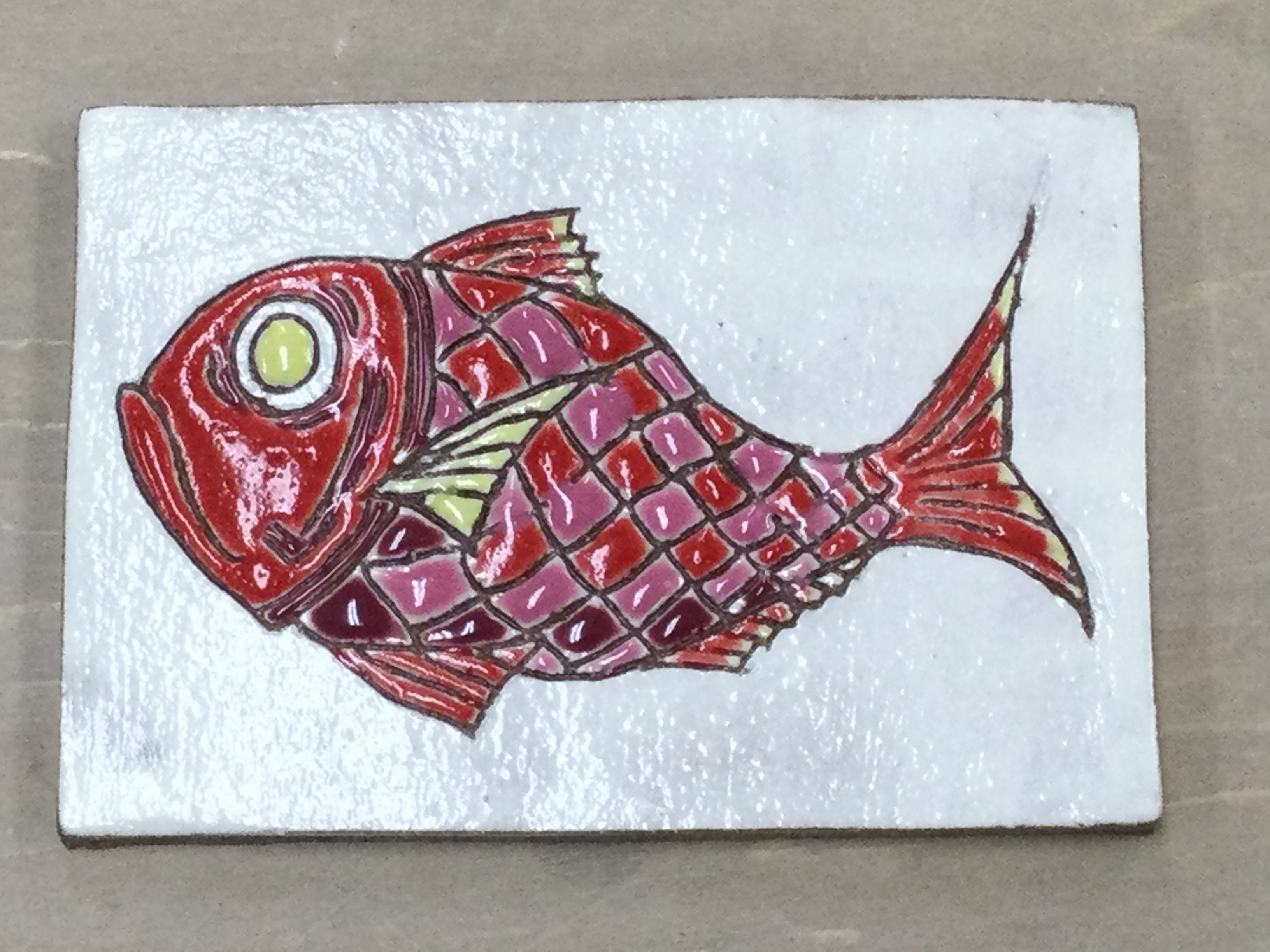 窯出しです（陶芸作品）