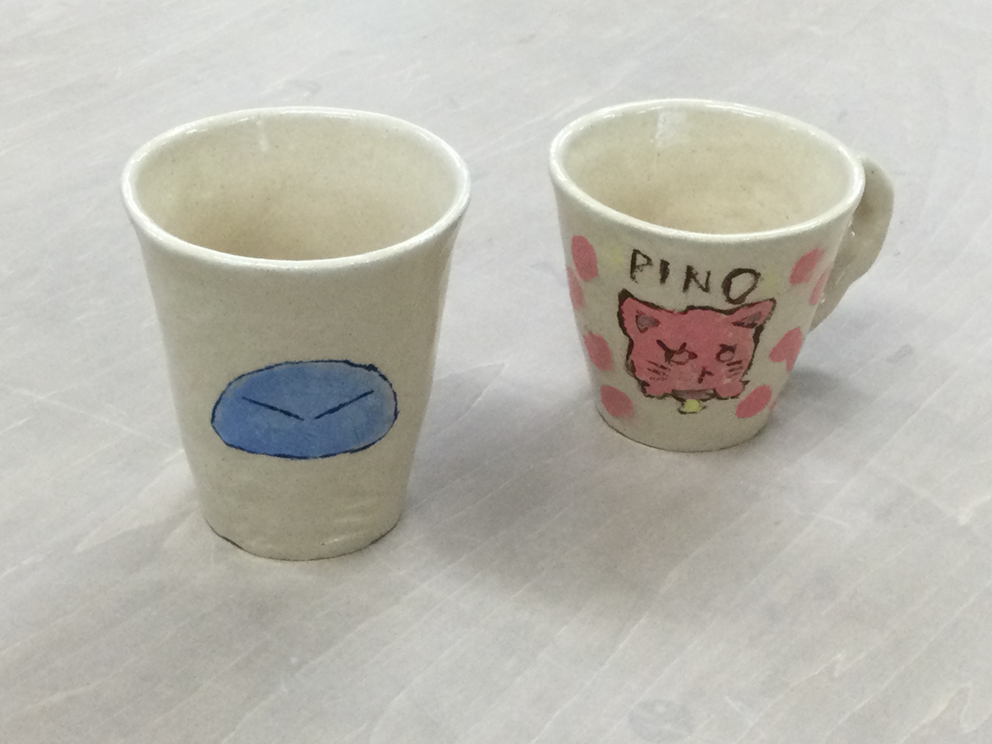 窯出しです(陶芸作品)
