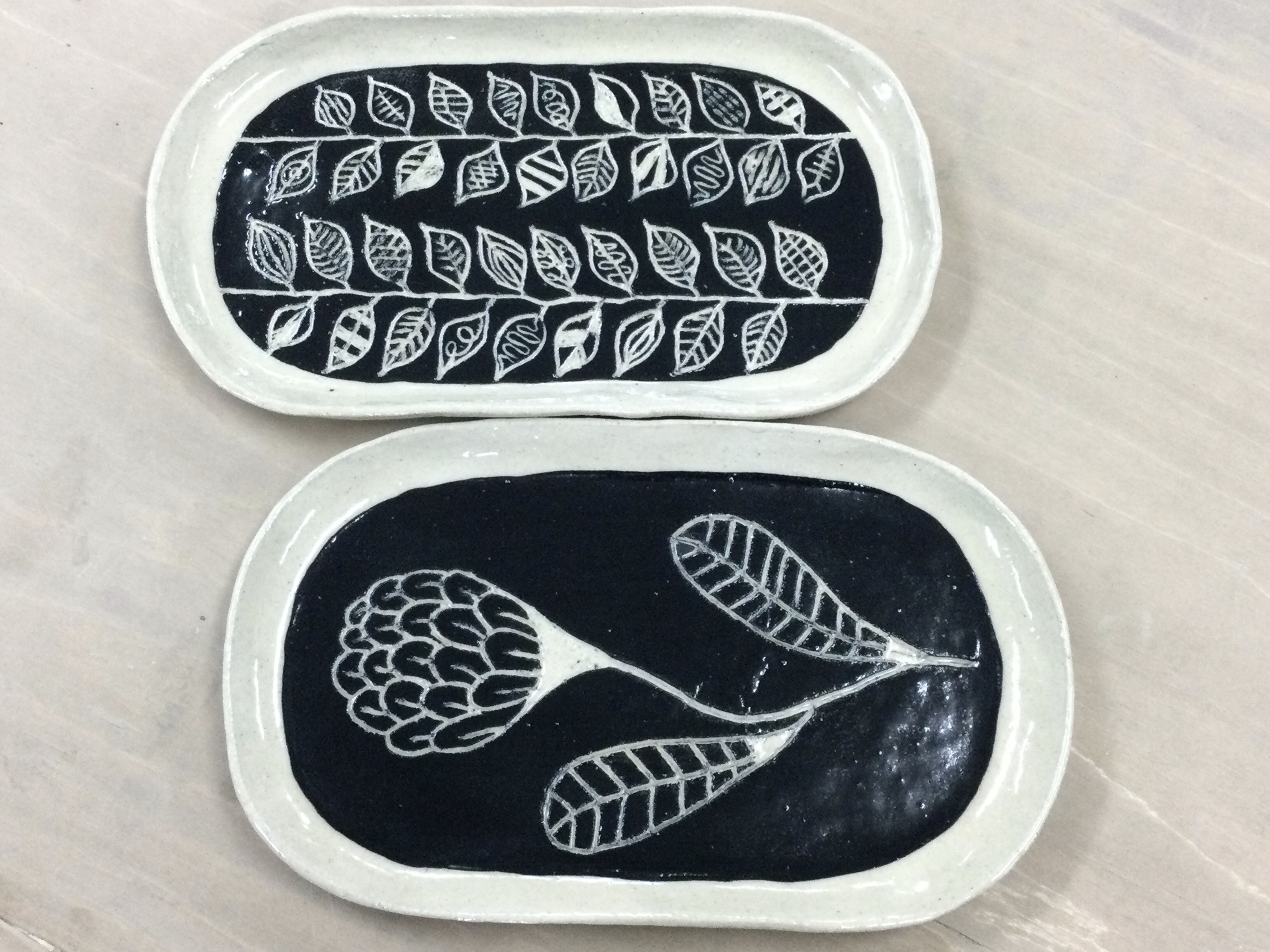 窯出しです(陶芸作品)